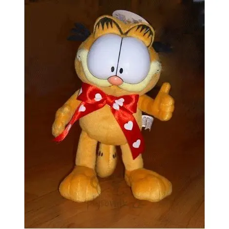 Garfield s mašlí
