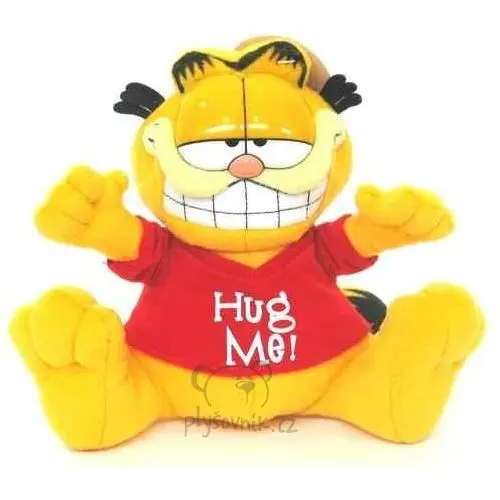 Garfield v červeném triku