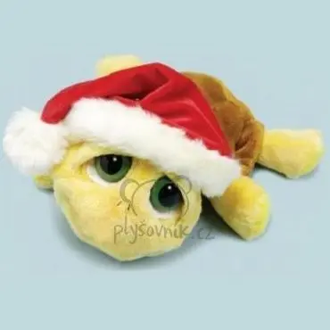 Želva Shelly se Santa čepičkou