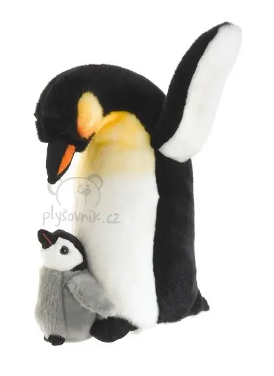 Tučňák s mládětem