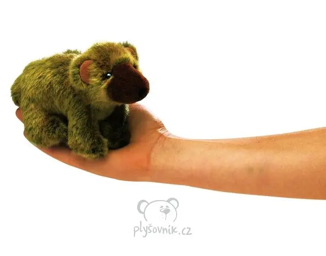 Maňásek na prst medvěd grizzly