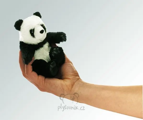 Maňásek na prst panda