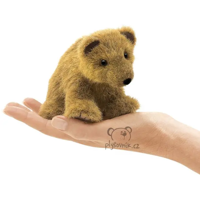 Medvěd grizzly na prst