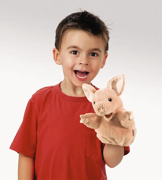 Prasátko maňásek na ruku
