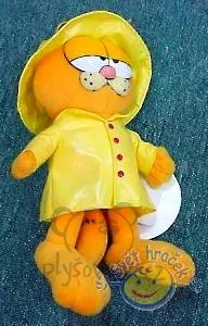 Garfield ve žluté pláštěnce
